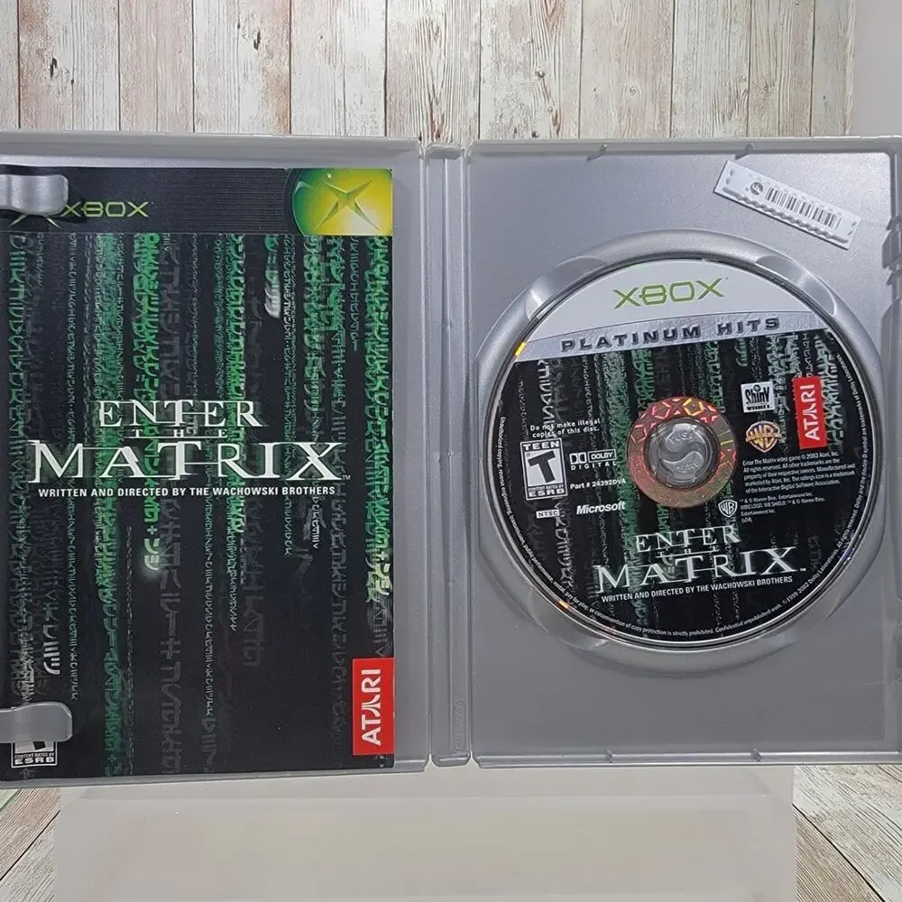 Enter the Matrix Platinum Hits Original Xbox CIB Tested and Working
